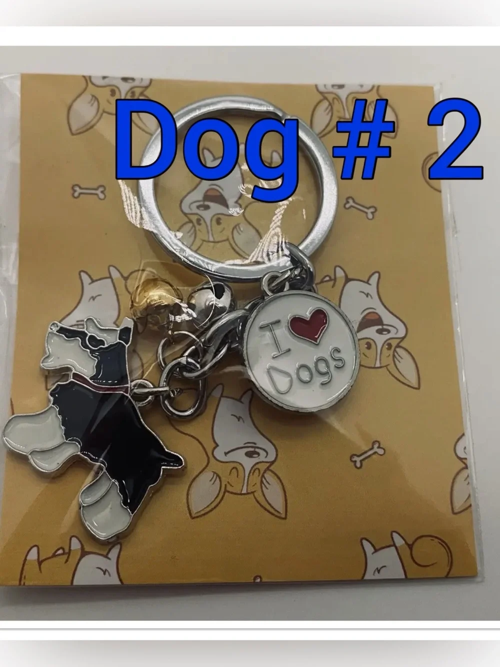 Dog Keychain with 